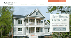 Desktop Screenshot of crescenthomes.net